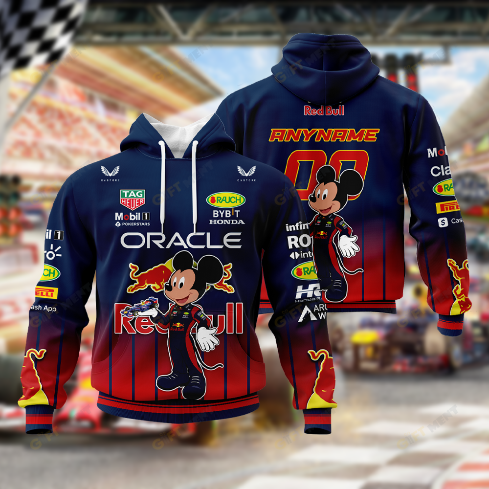 Personalized Red Bull Racing x MK Hoodie, T Shirt, Zip Hoodie, Sweatshirt