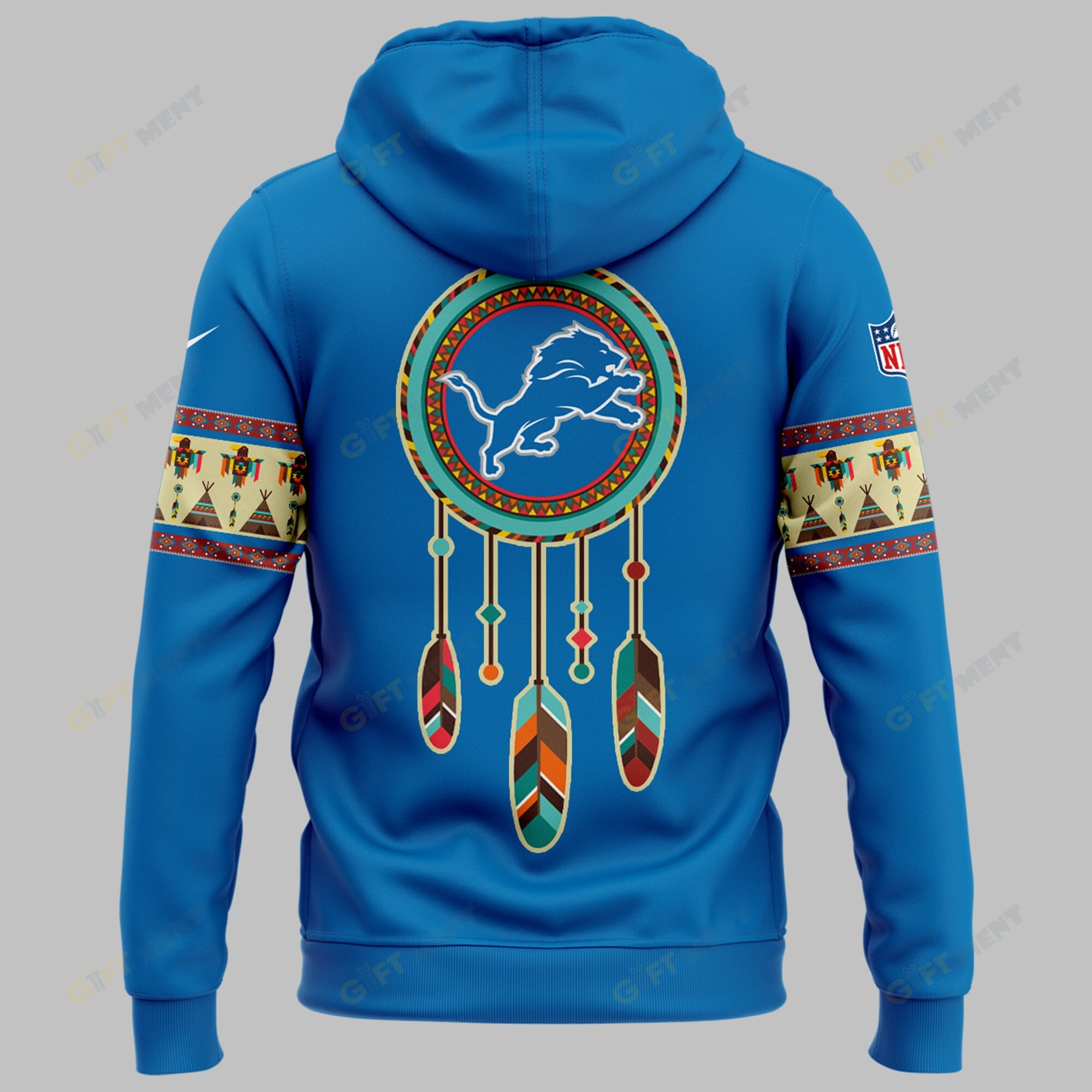 Detroit Lions Native American Heritage Hoodie