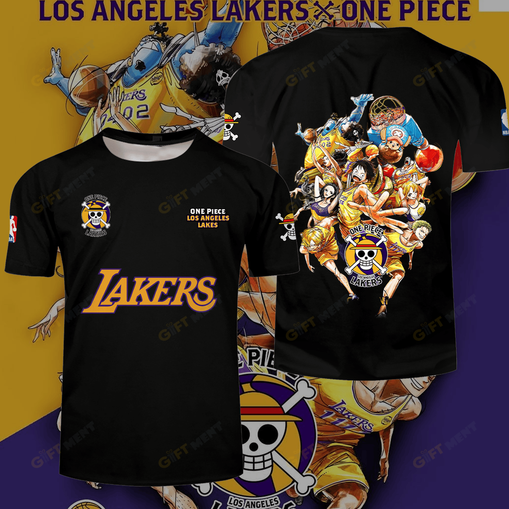 Straw Hats x LA Lakers 3D Apparel