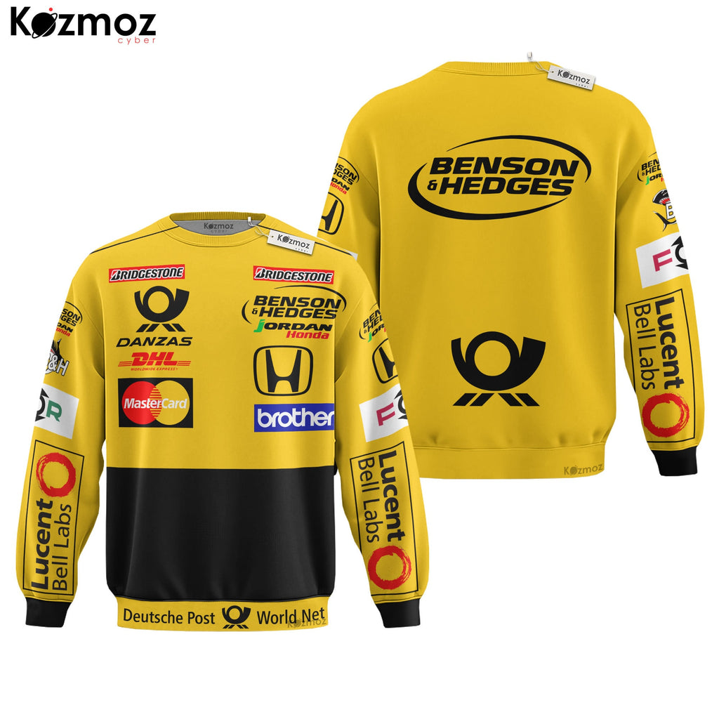 Jarno Trulli Racing Costume 2001 Collection – Jordan Racing Team