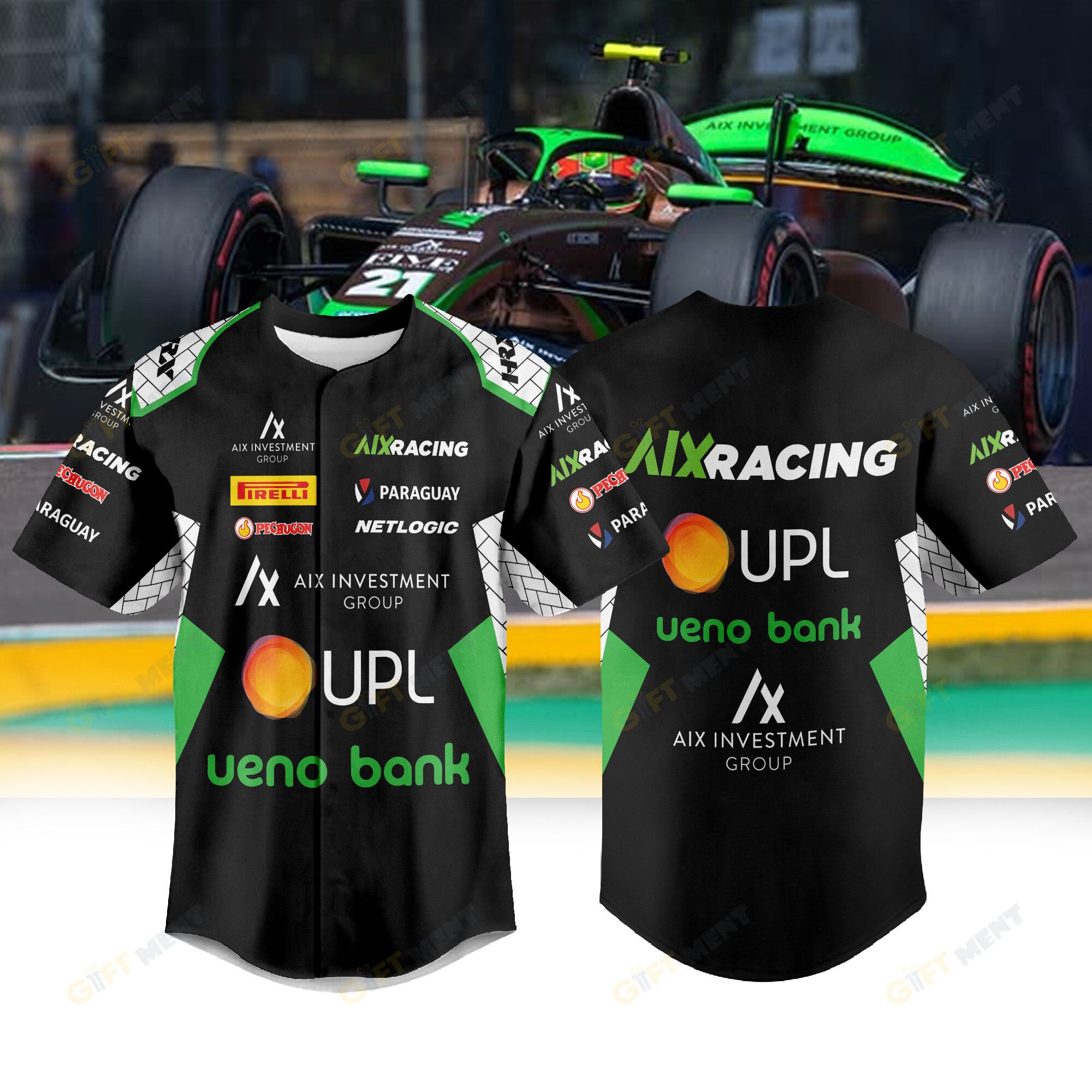 AIX Racing F3 Baseball Jersey