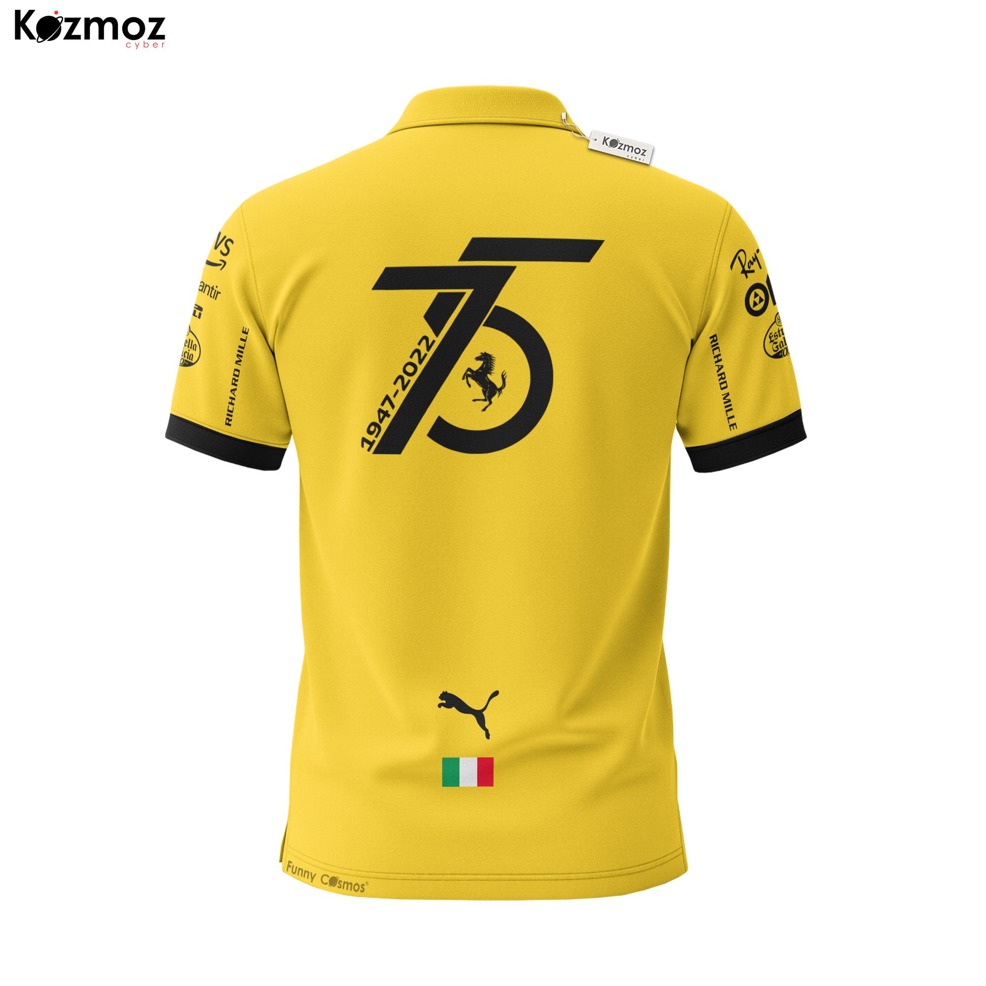 Carlos Sainz Jr Racing Costume 2022 SF 75th Anniversary Collection - SF Racing Team -