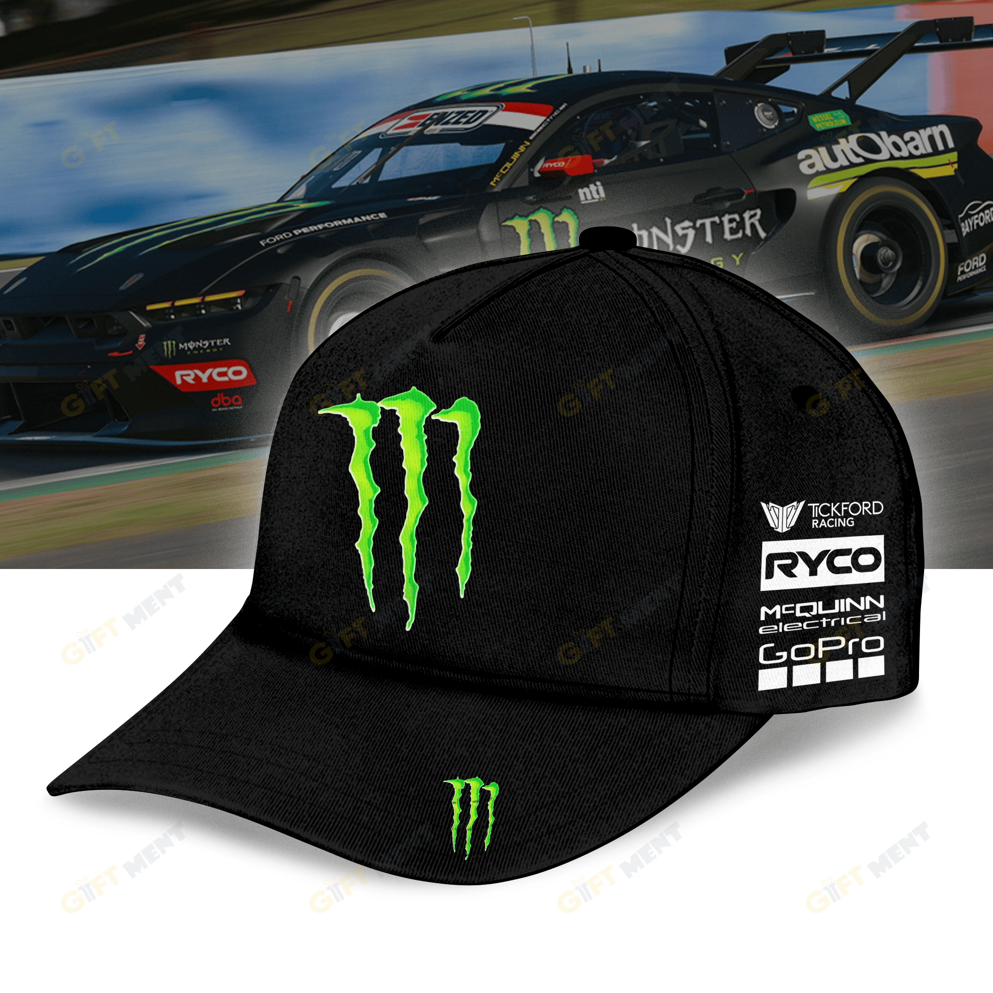 Monster Castrol Racing |Cam Waters 3D Apparel