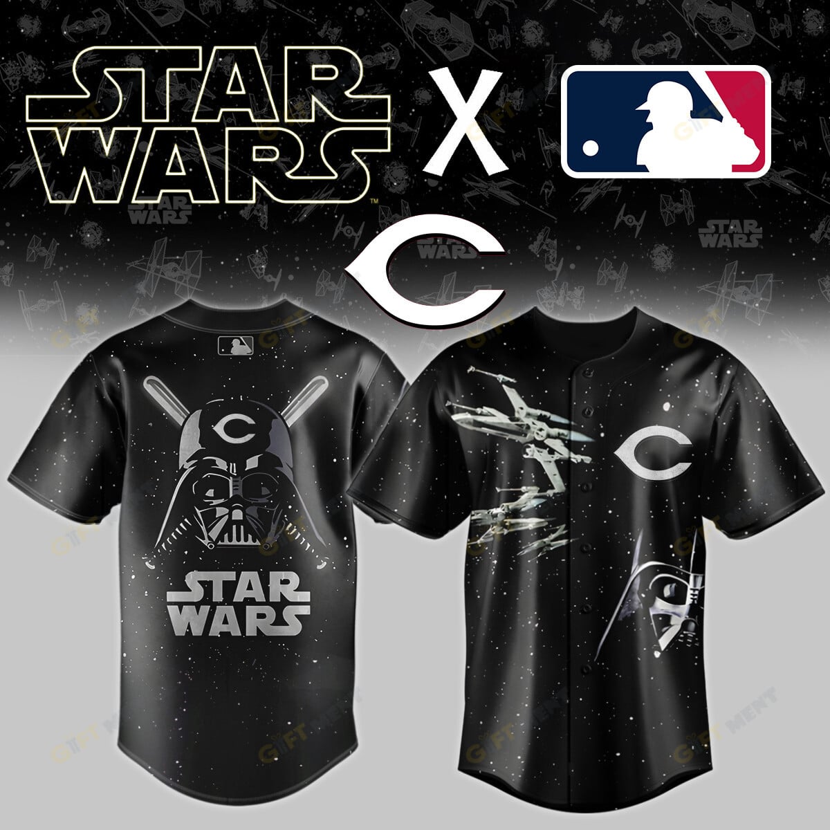 Cincinnati Reds x Star wars Baseball Jersey