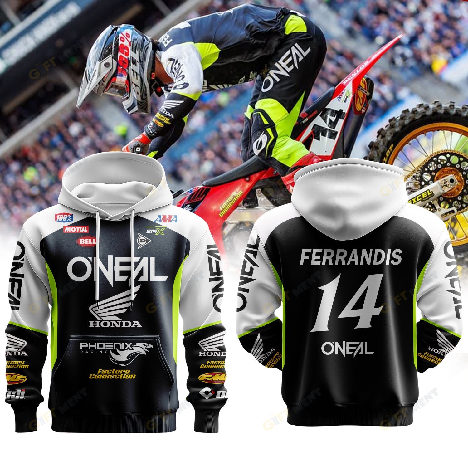 Phoenix Racing Honda|Dylan Ferrandis Premium Hoodie