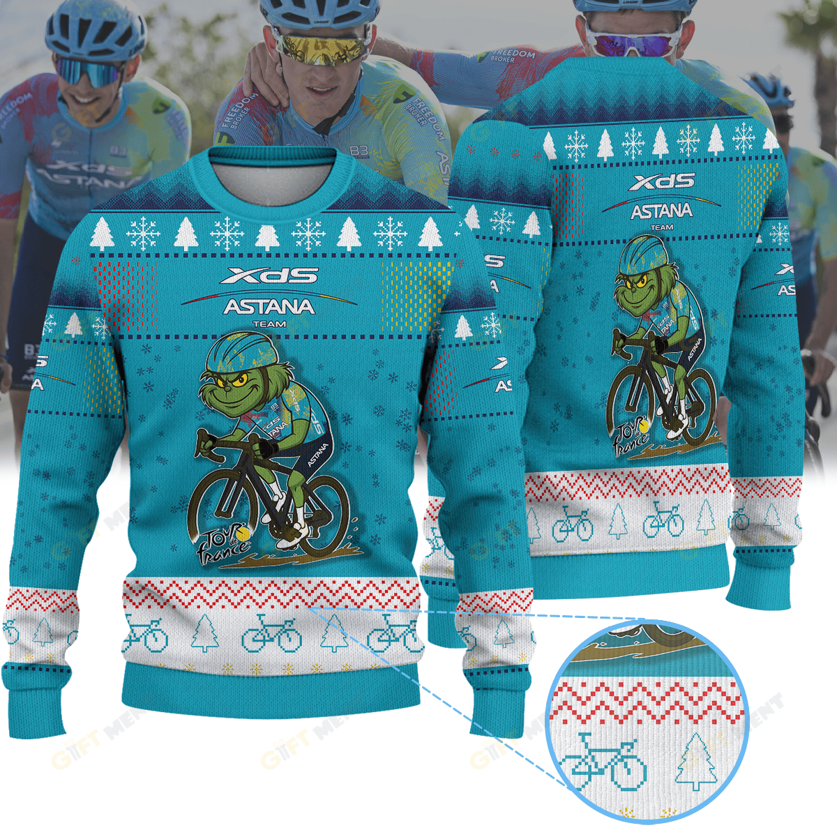 XDS ASTANA TEAM × Grinch Christmas Ugly Sweater