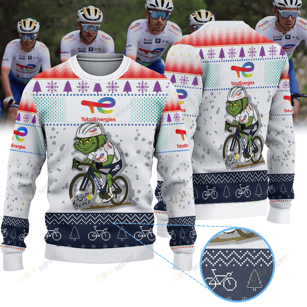 TOTALENERGIES × Grinch Christmas Ugly Sweater