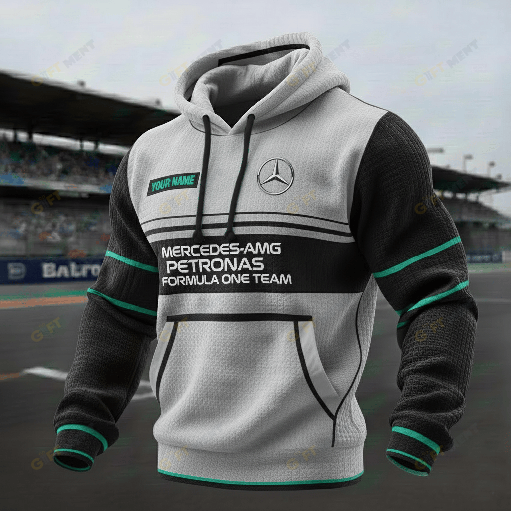 Mercedes AMG Petronas Formula One Team3D Waffle Hoodie