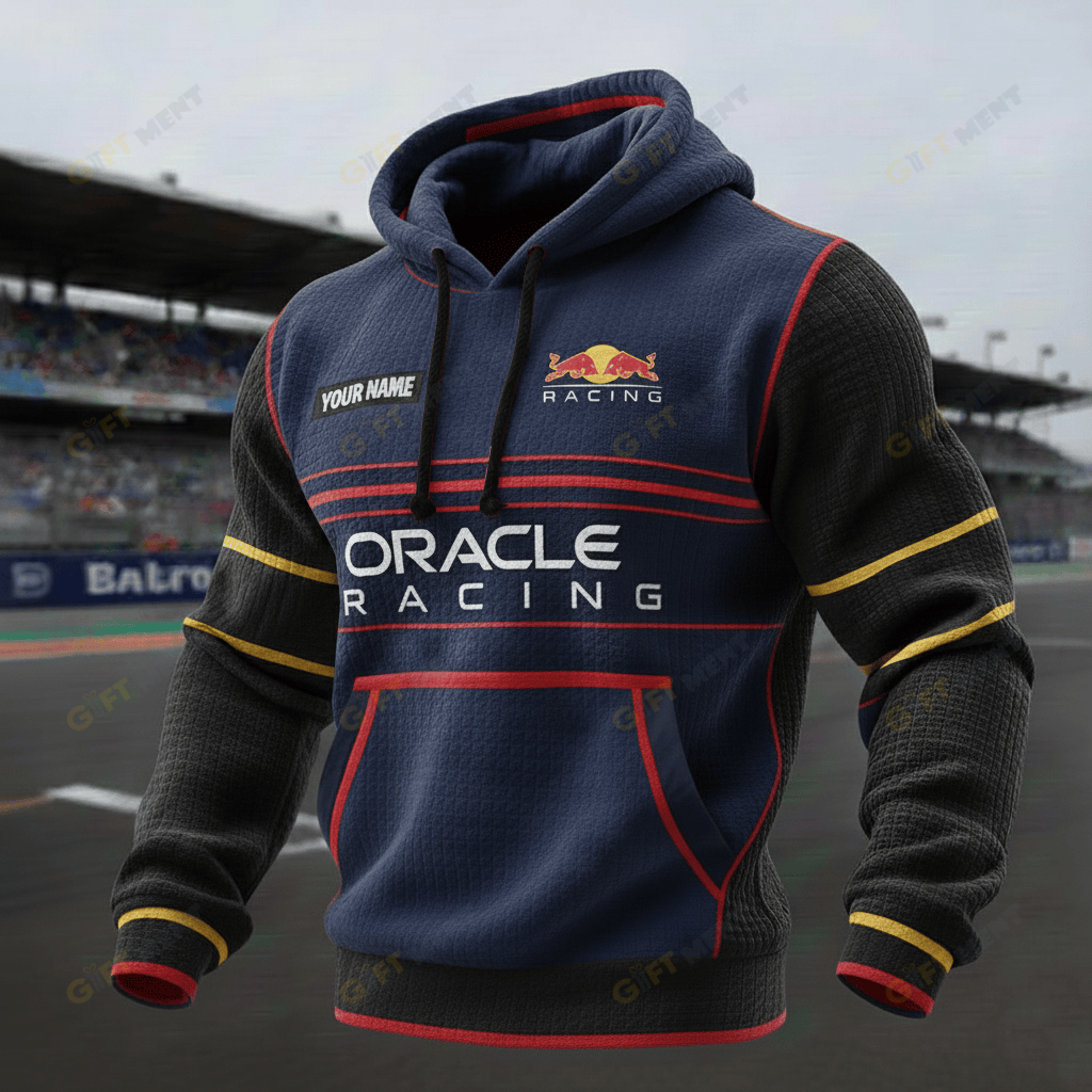 Oracle Red Bull Racing 3D Waffle Hoodie