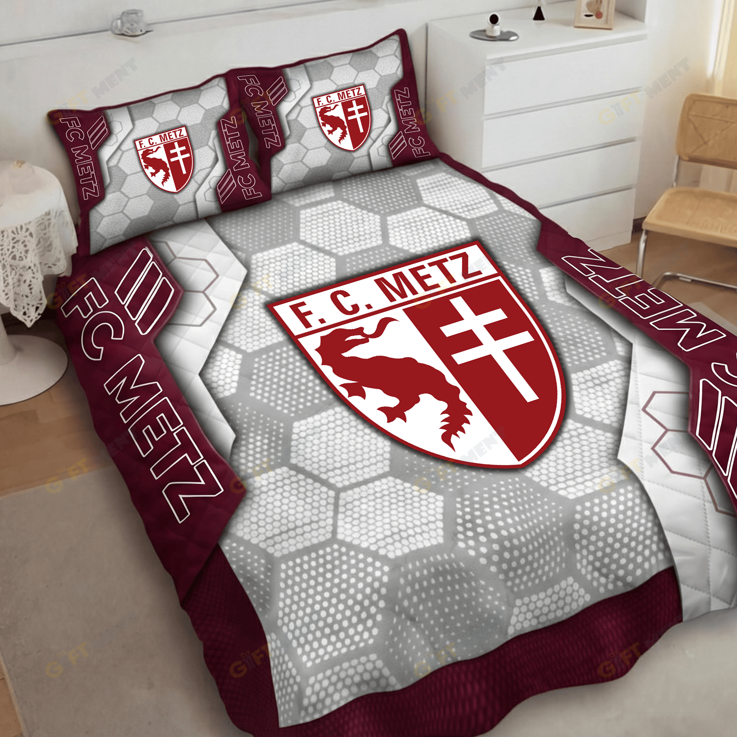 FC Metz Inspired Quilt Set