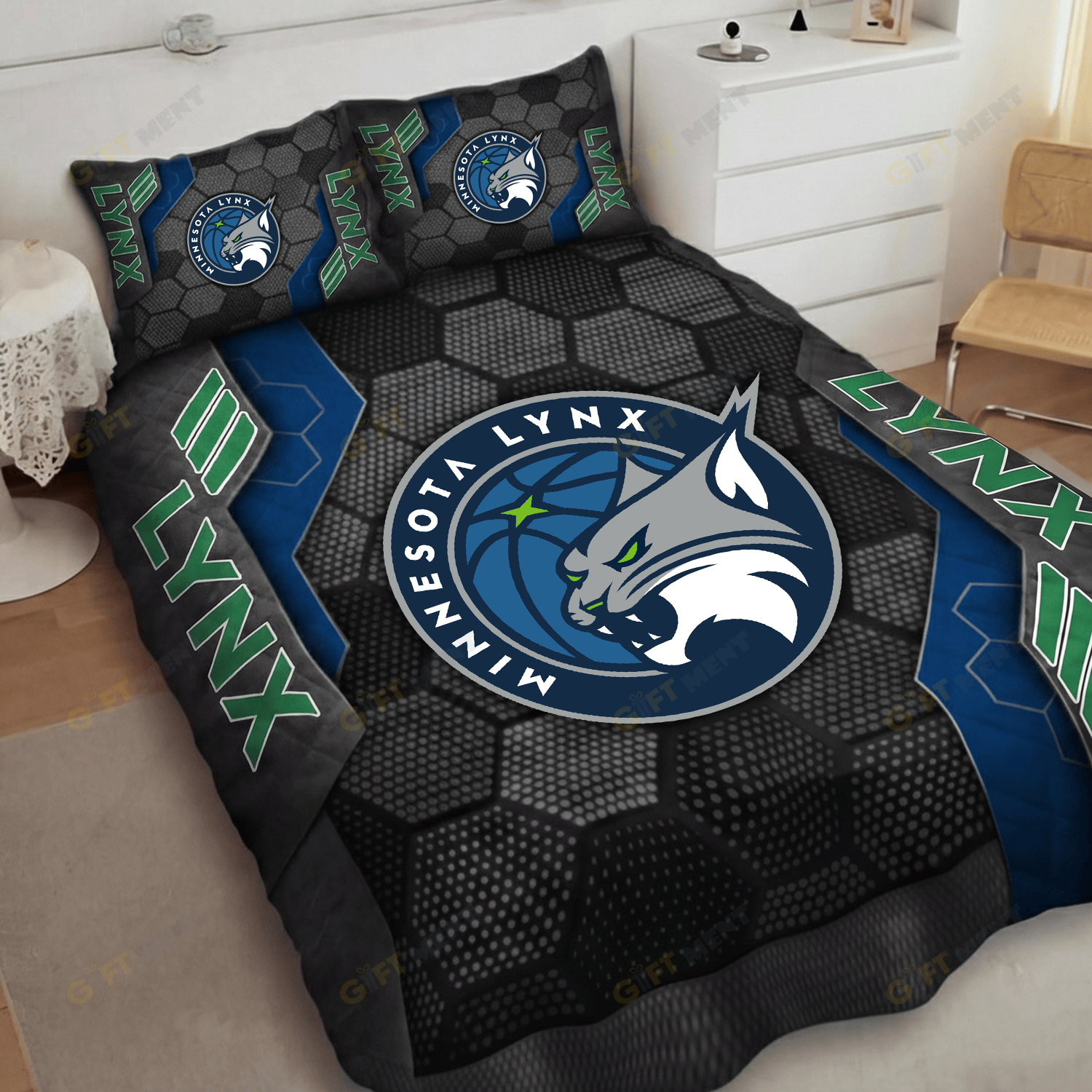 Minnesota Lynx Inspired Quilt Set