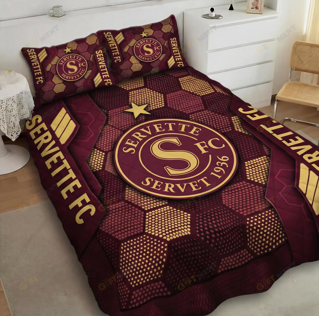 Servette FC Inspired Full Bedding Set