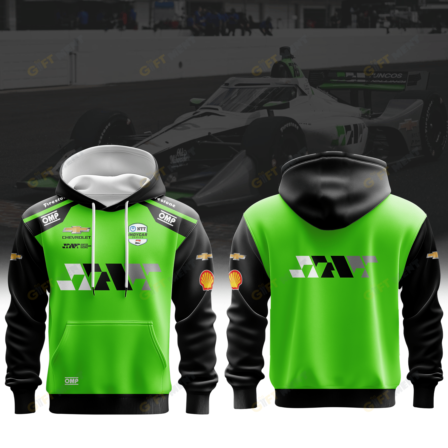 Juncos Hollinger Racing Rinus VeeKay Inspired 3D Apparel