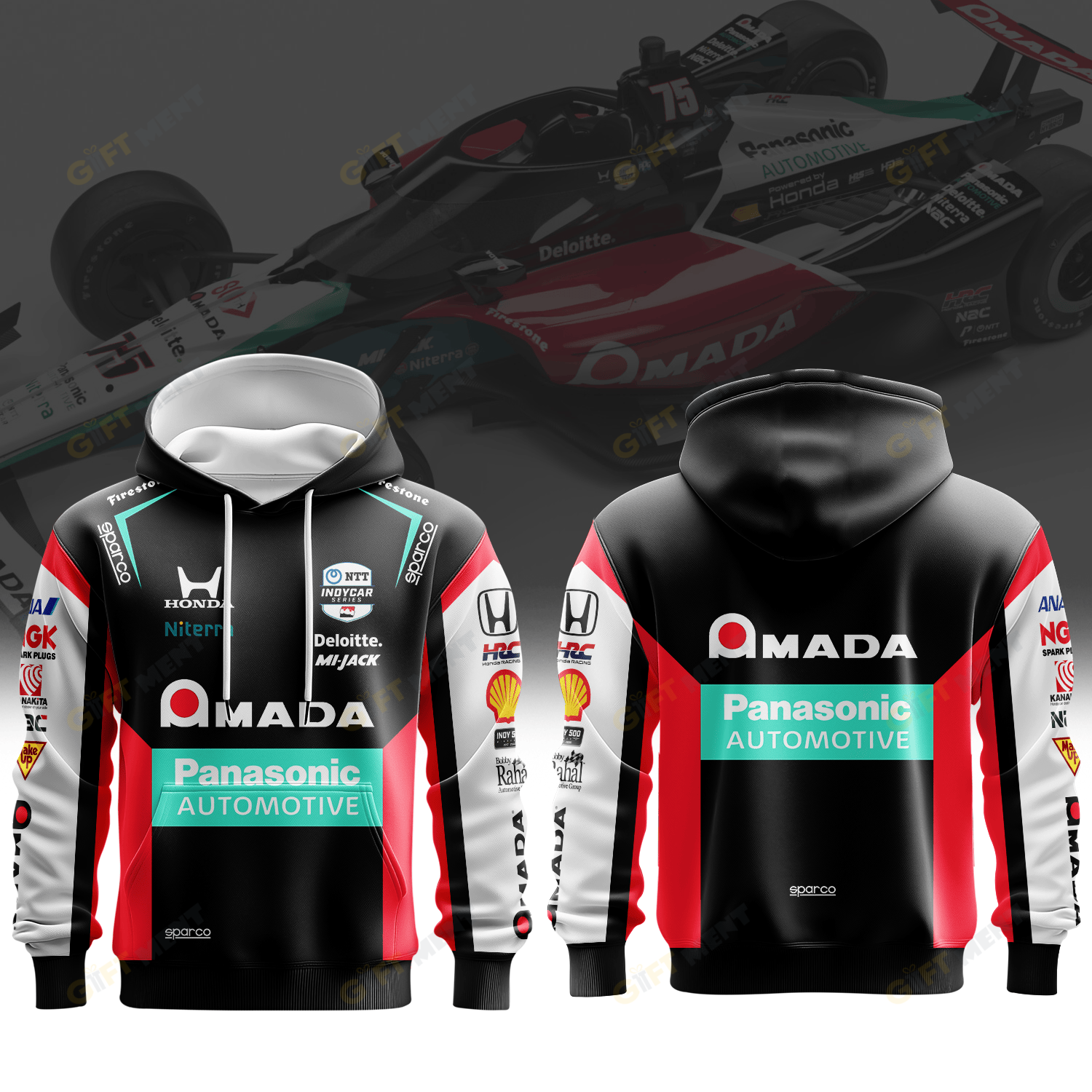 Rahal Letterman Lanigan Racing Takuma Sato Inspired 3D Apparel