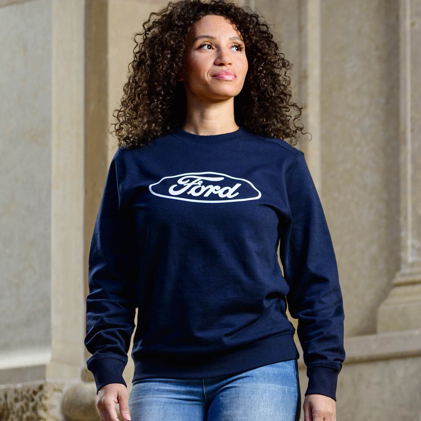 Ford Oval Fleece Crewneck Sweatshirt
