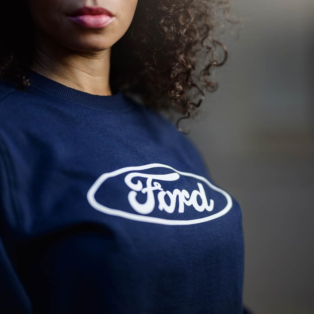 Ford Oval Fleece Crewneck Sweatshirt