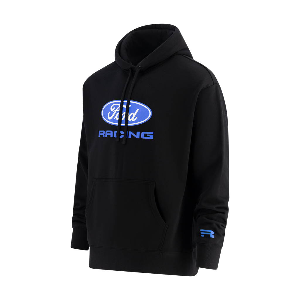 Ford Racing Logo Black Graphic Hoodie