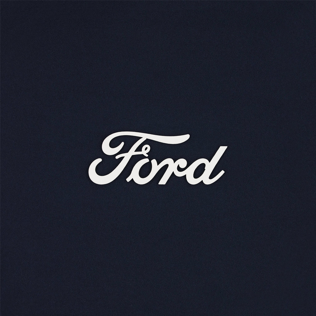 Ford Script Mens Pullover Quarter Zip Sweatshirt