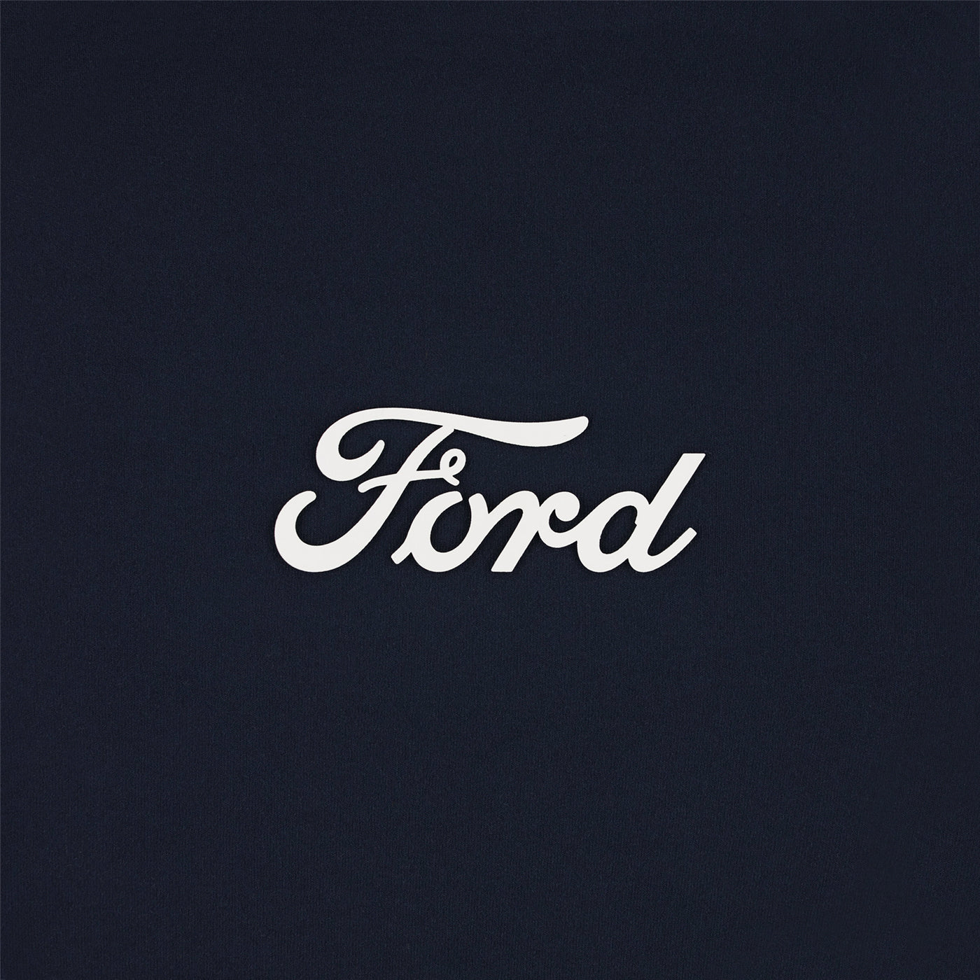Ford Script Mens Pullover Quarter Zip Sweatshirt