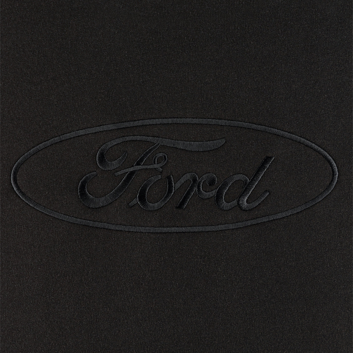 Ford Oval Black Crewneck Sweatshirt