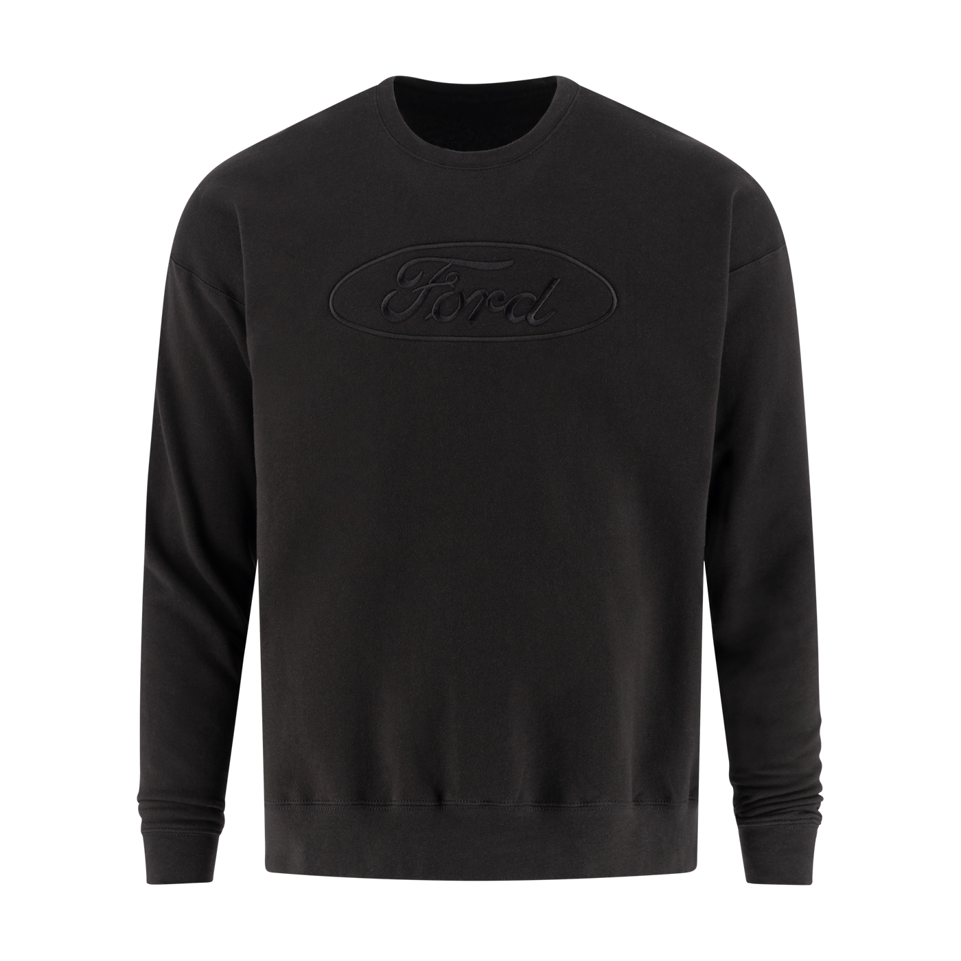 Ford Oval Black Crewneck Sweatshirt