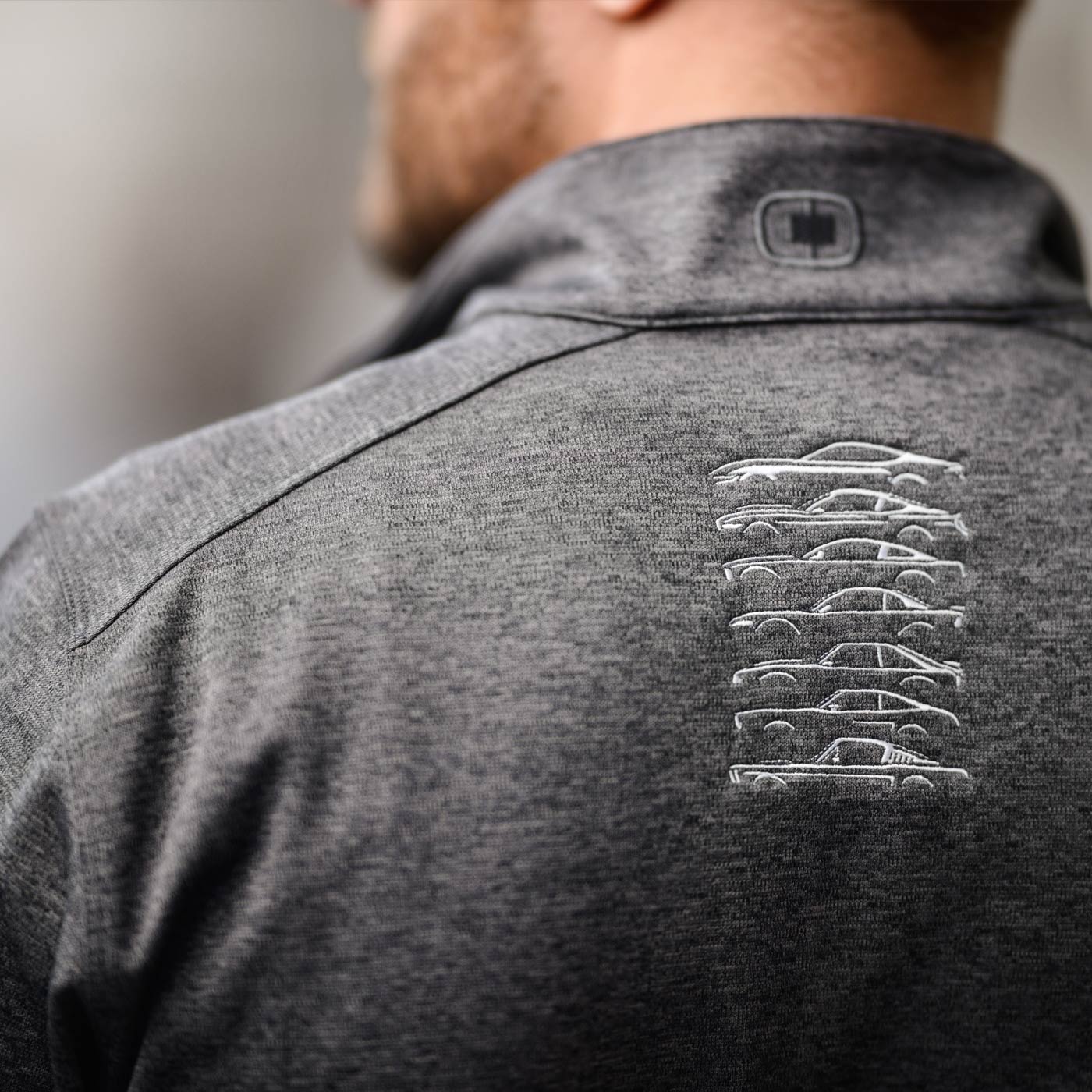 Ford Mustang Evolution Quarter Zip Sweatshirt