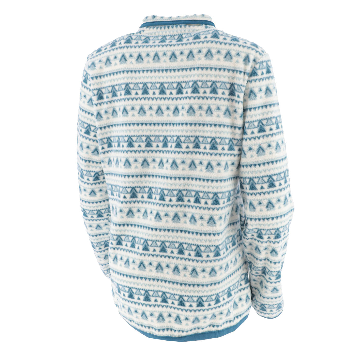 Ford Bronco Womens Aztec Print Fleece Pullover Quarter Zip