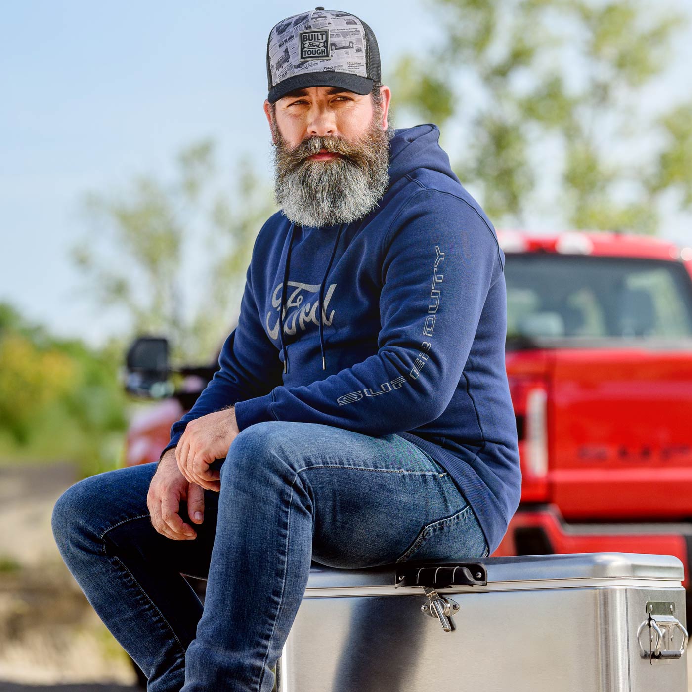 Ford Super Duty Navy Blue Hoodie