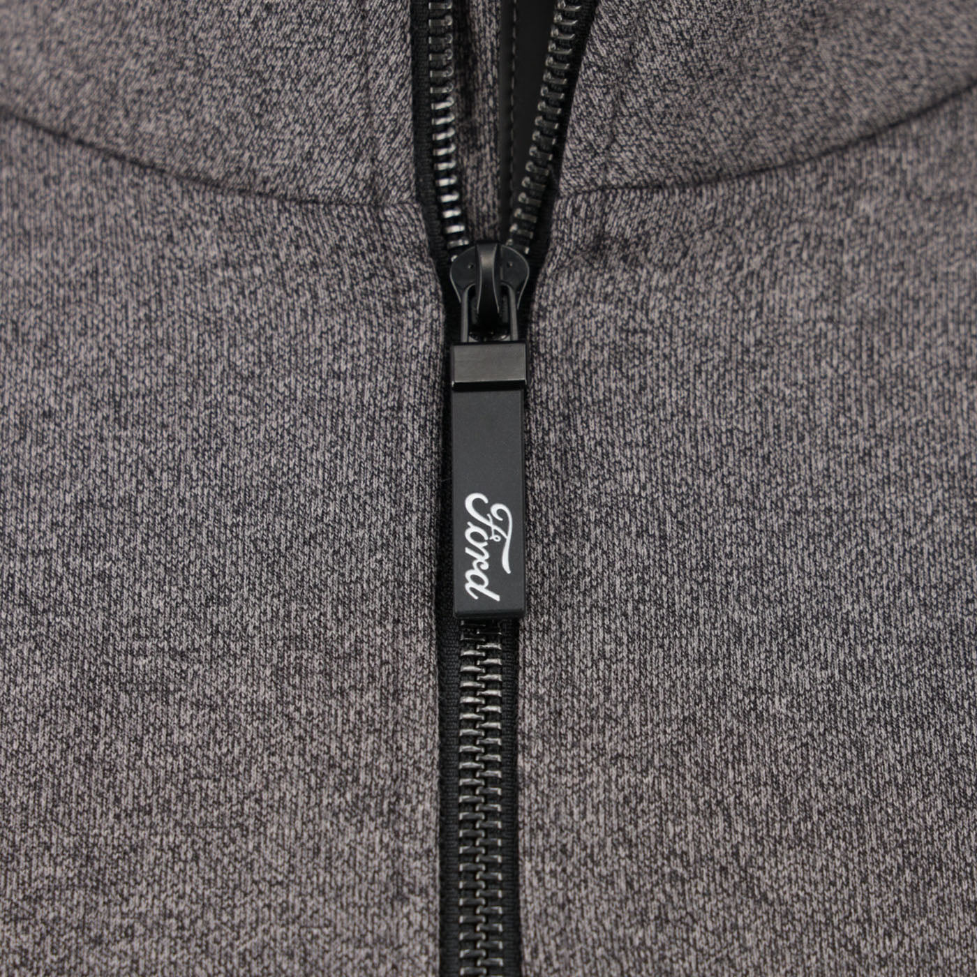 Ford Oval Logo Mens Long Sleeve Quarter Zip Sweatshirt