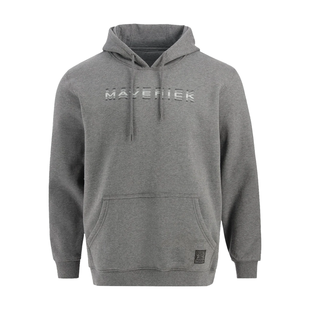 Ford Maverick Logo Mens Charcoal Gray Pullover Hoodie