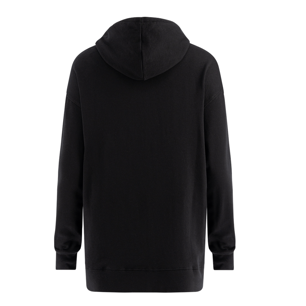 Ford Script Womens Blue Foil Graphic Oversized Hoodie