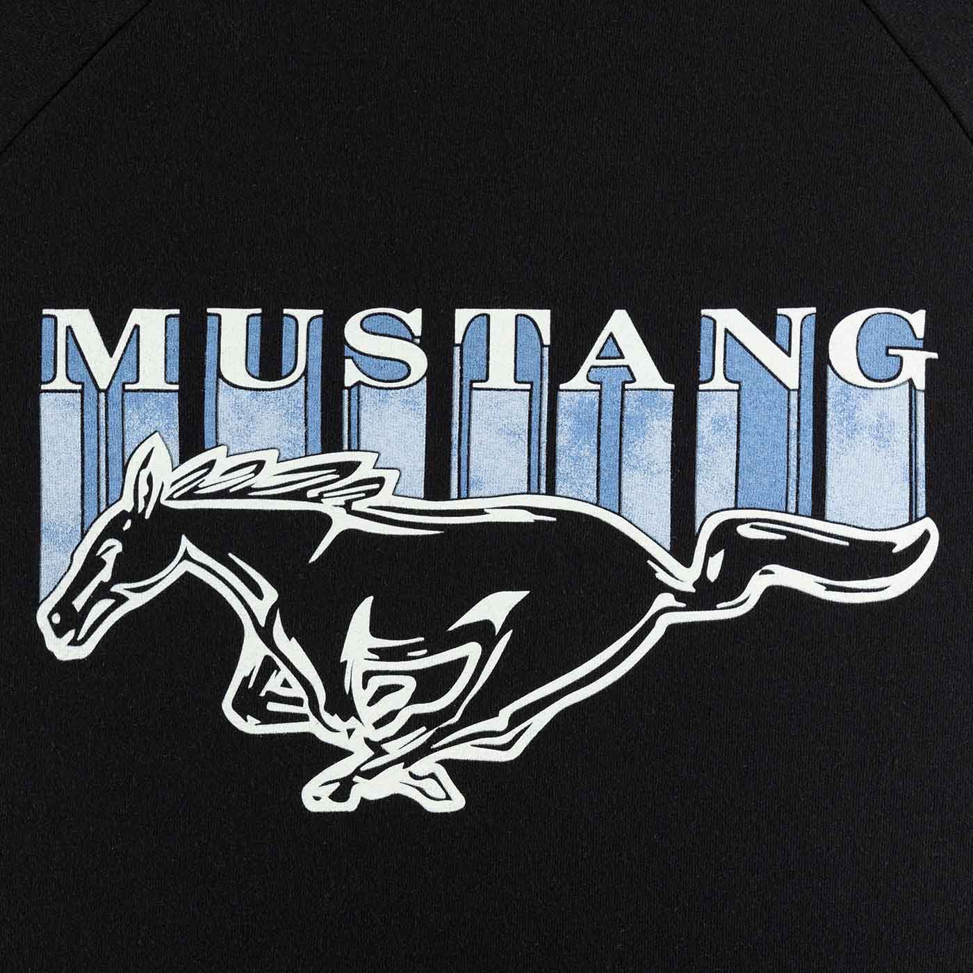 Ford Mustang Womens Pony Logo Graphic Hoodie