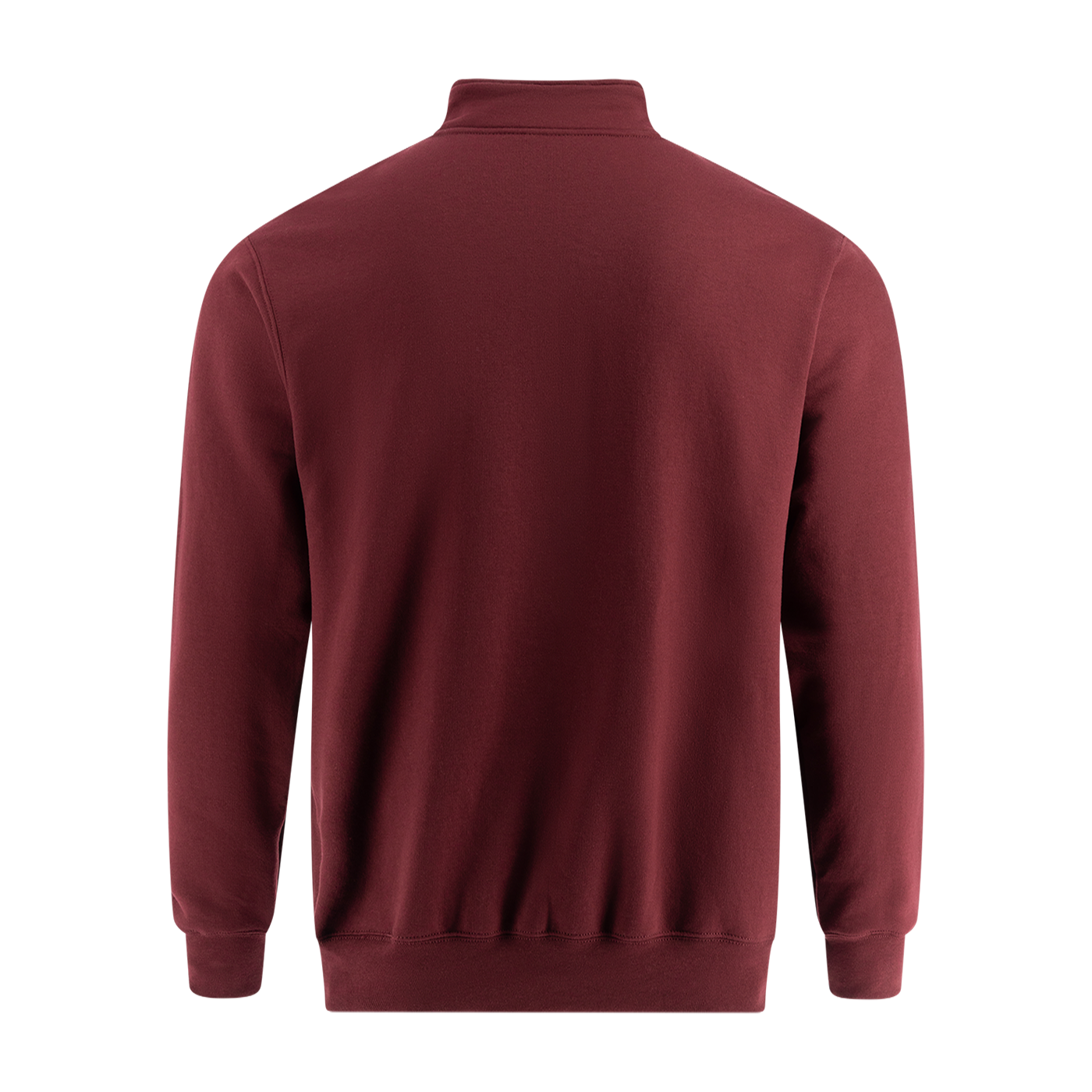 Ford Bronco Mens Maroon Quarter Zip Sweatshirt