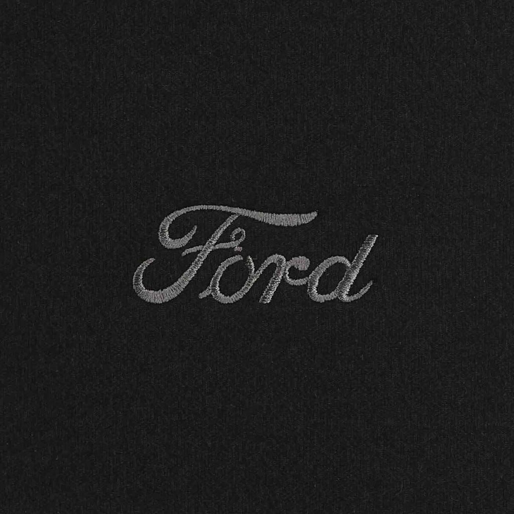 Ford Mens Black Long Sleeve Performance Quarter Zip