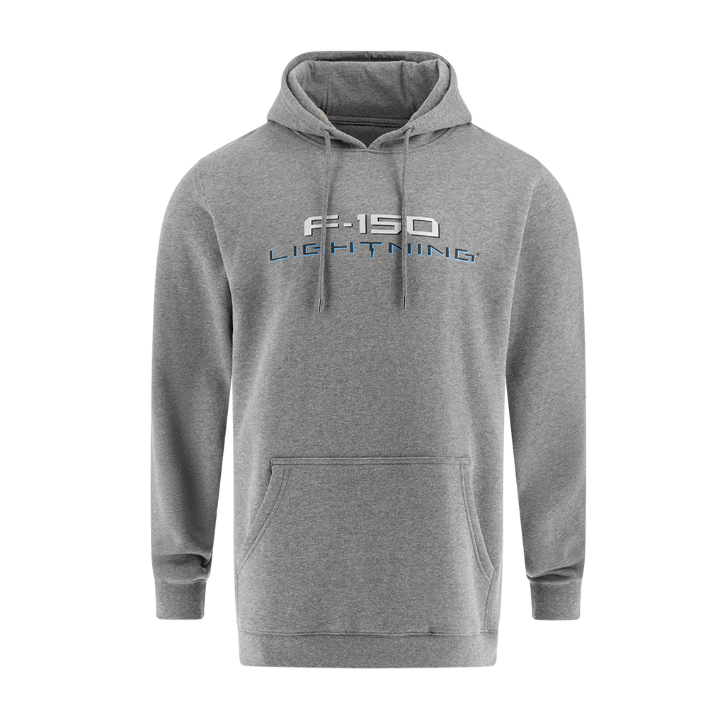 Ford F-150 Lightning Mens Gray Hoodie