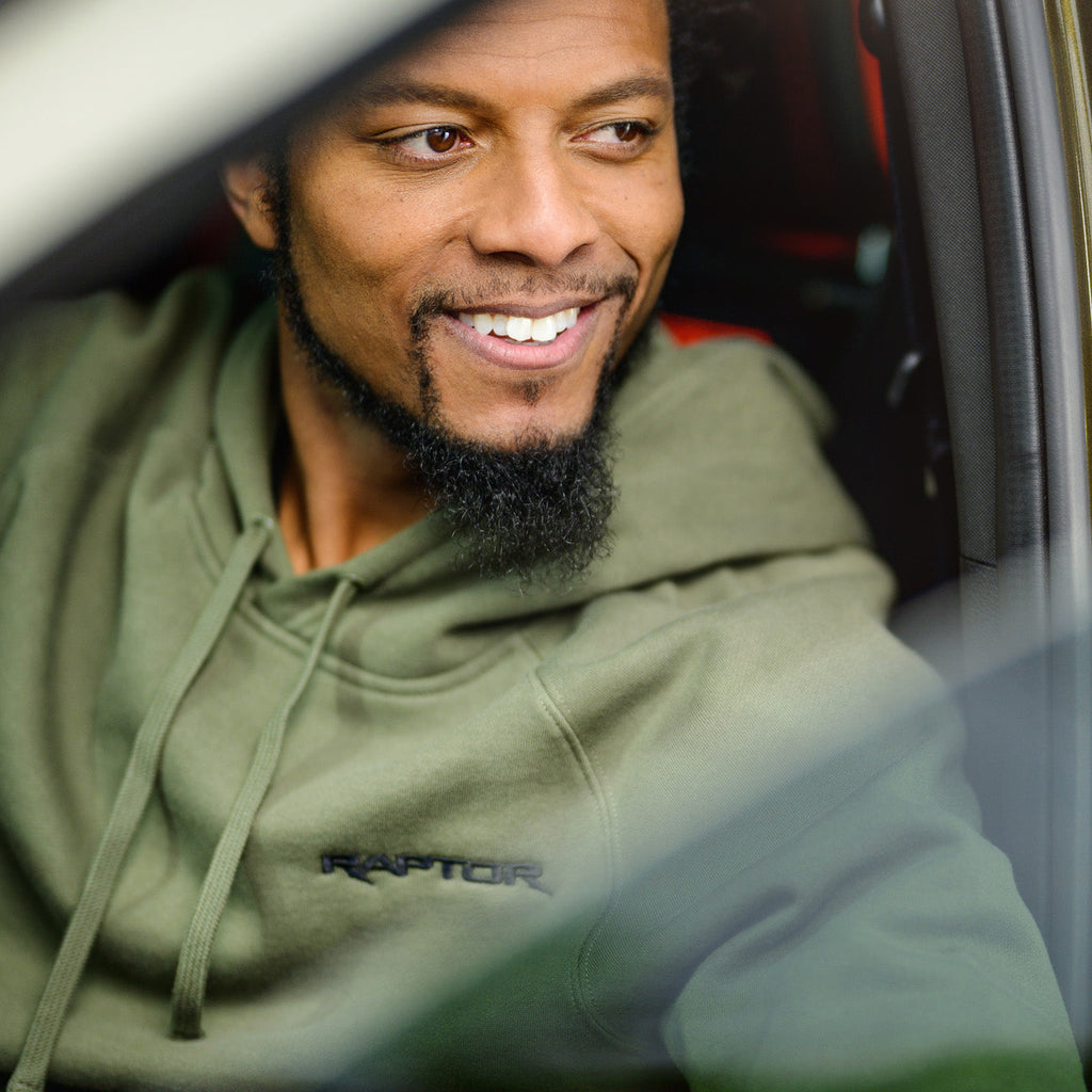 Ford Raptor Dark Green Fleece Hoodie