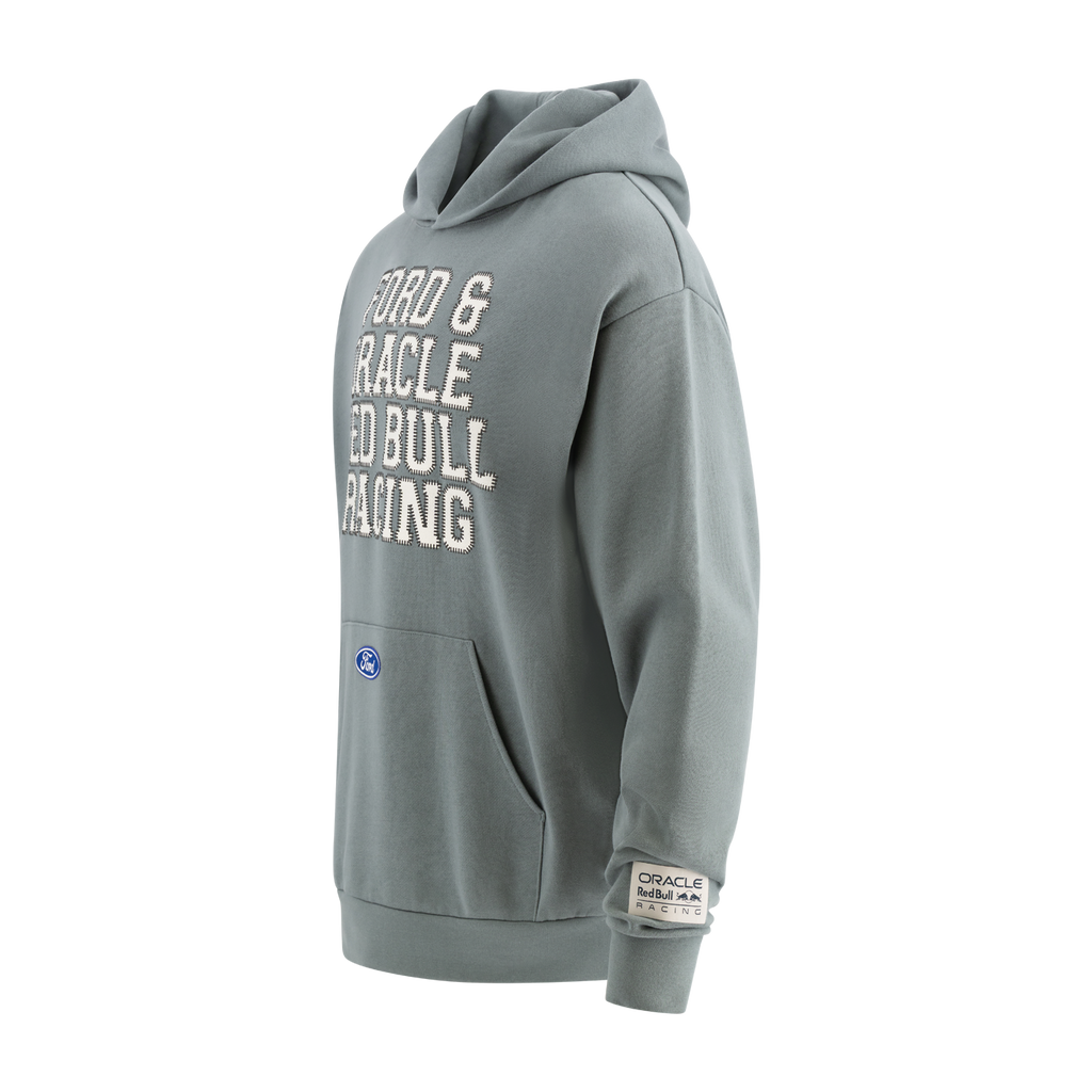 Ford Racing x Oracle Red Bull Racing Grey Oversized Hoodie
