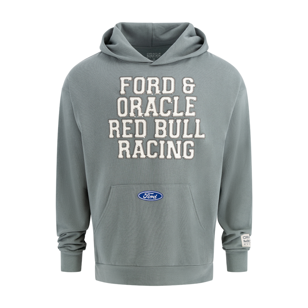 Ford Racing x Oracle Red Bull Racing Grey Oversized Hoodie