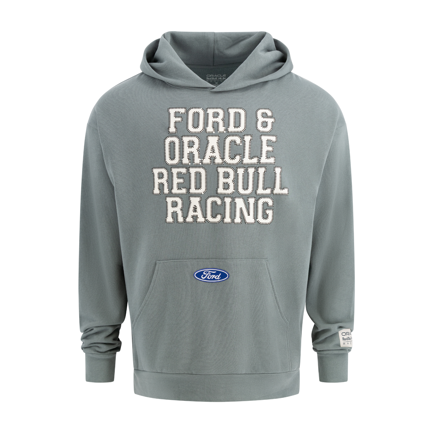 Ford Racing x Oracle Red Bull Racing Grey Oversized Hoodie