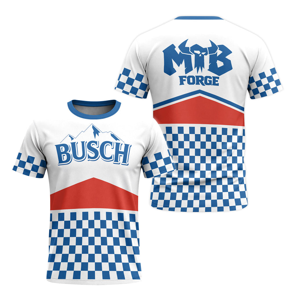 Busch Vintage Checkerboard Race T-Shirt