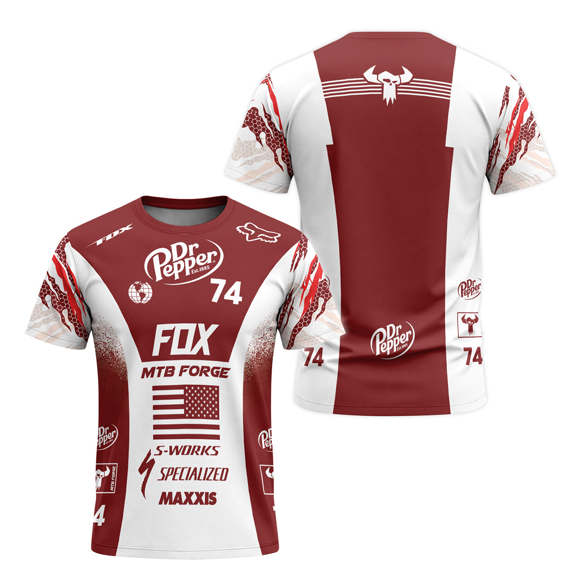 Dr Pepper Fox 74 Racing MTB T-Shirt