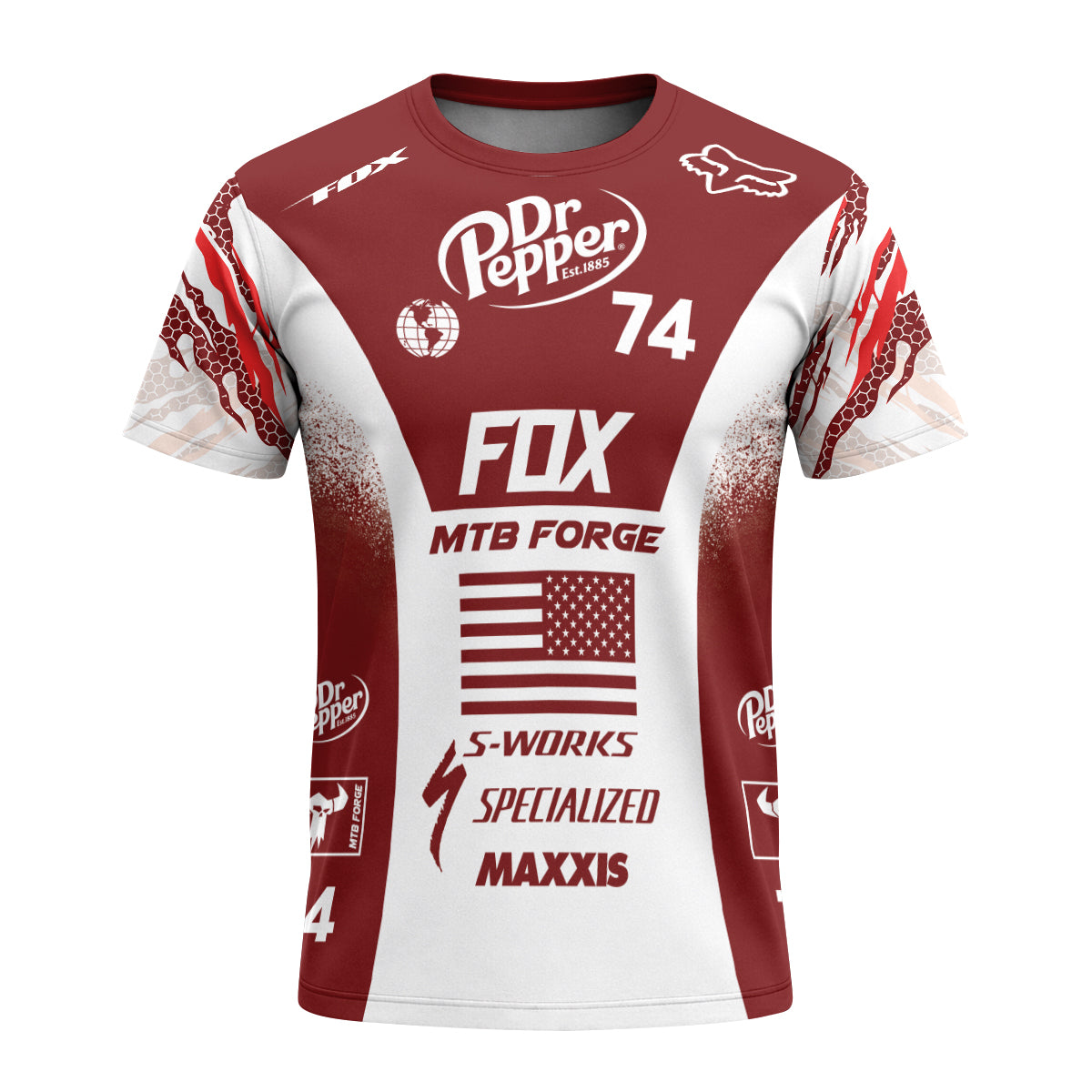 Dr Pepper Fox 74 Racing MTB T-Shirt