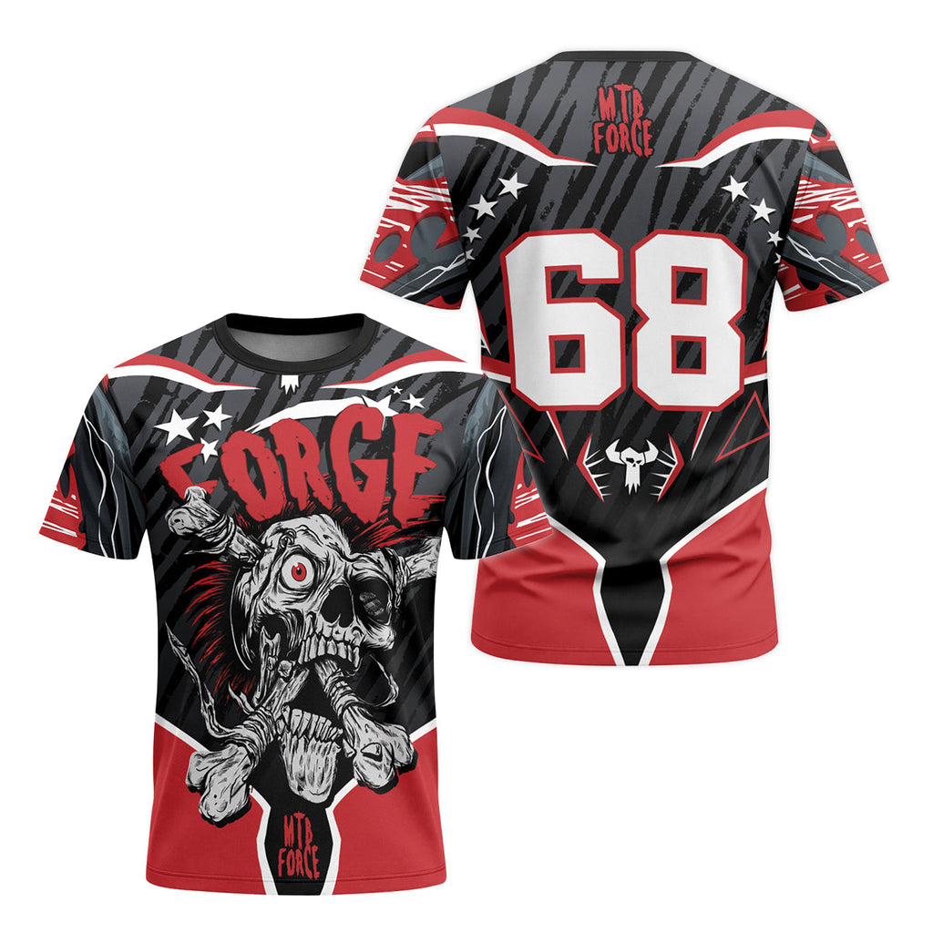 Forge Bone Biter Black & Red Race T-Shirt