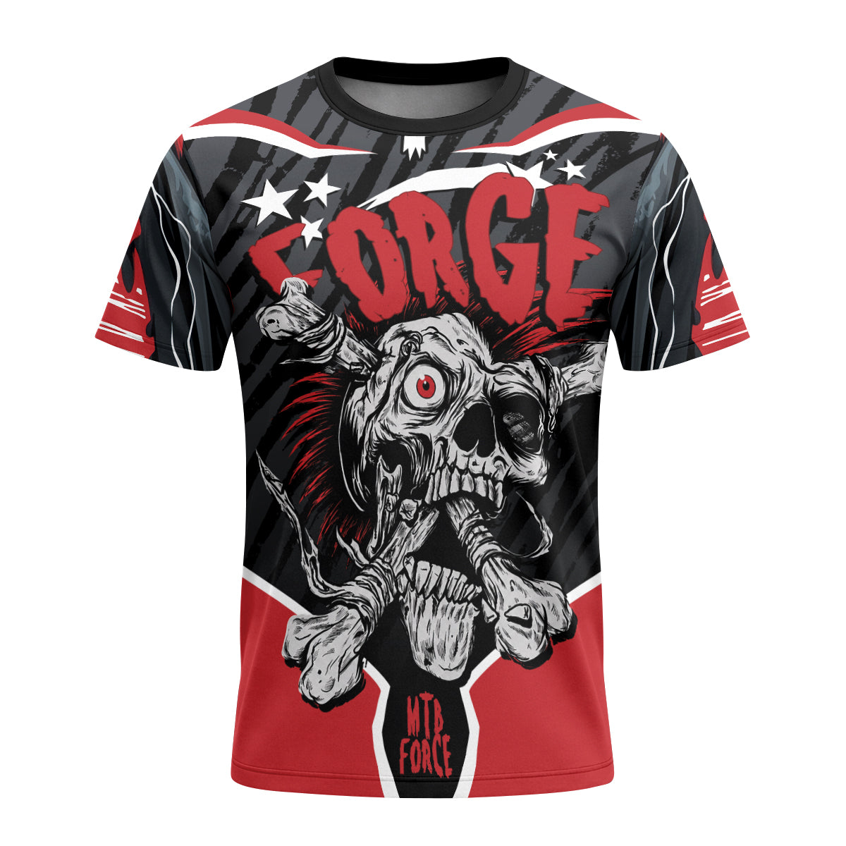 Forge Bone Biter Black & Red Race T-Shirt
