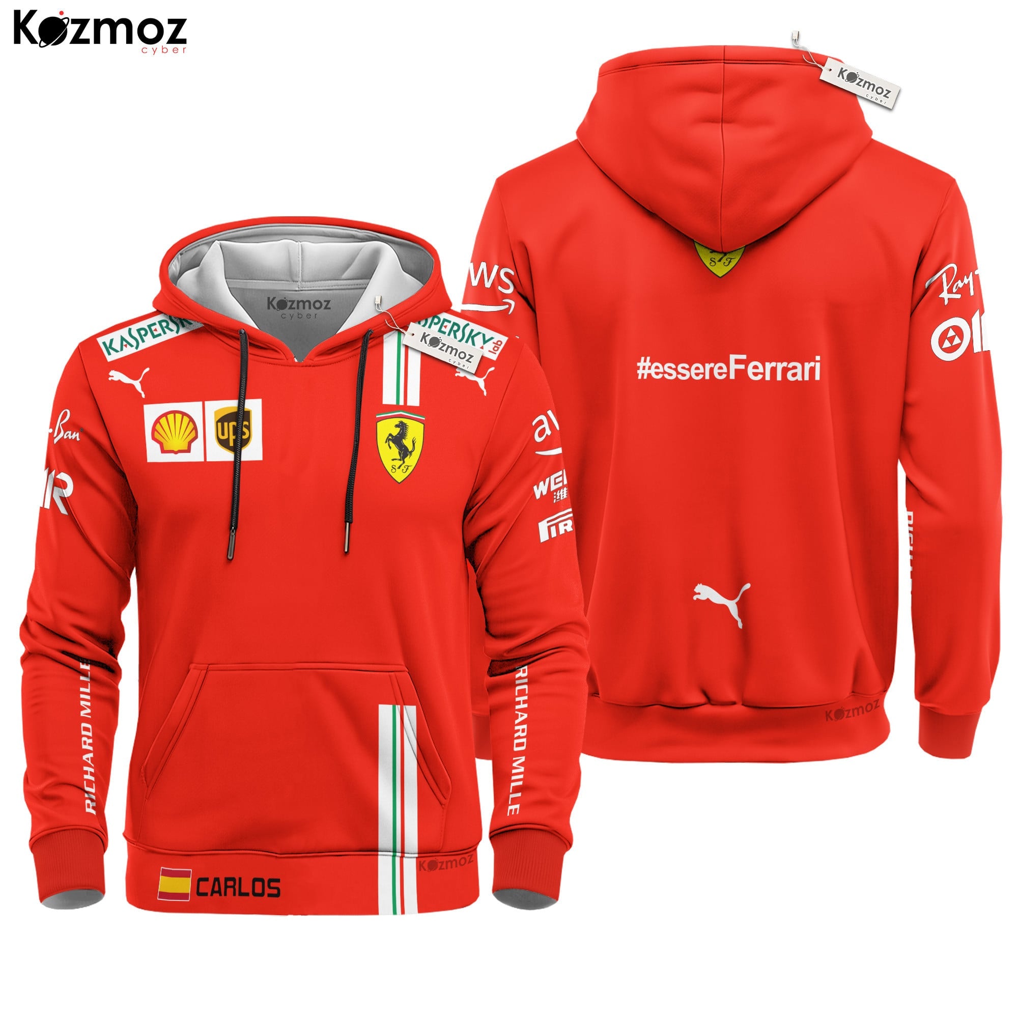 Carlos Sainz Racing Costume 2021 Collection - SF  Racing Team -