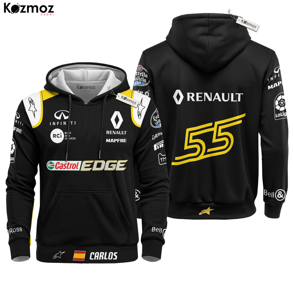 Carlos Sainz Racing Costume Castrol Edge 2018 Collection - Renault  Racing Team -