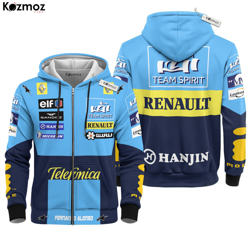 Fernando Alonso Racing Costume 2005 Collection - Used Mild Seven Racing Team -