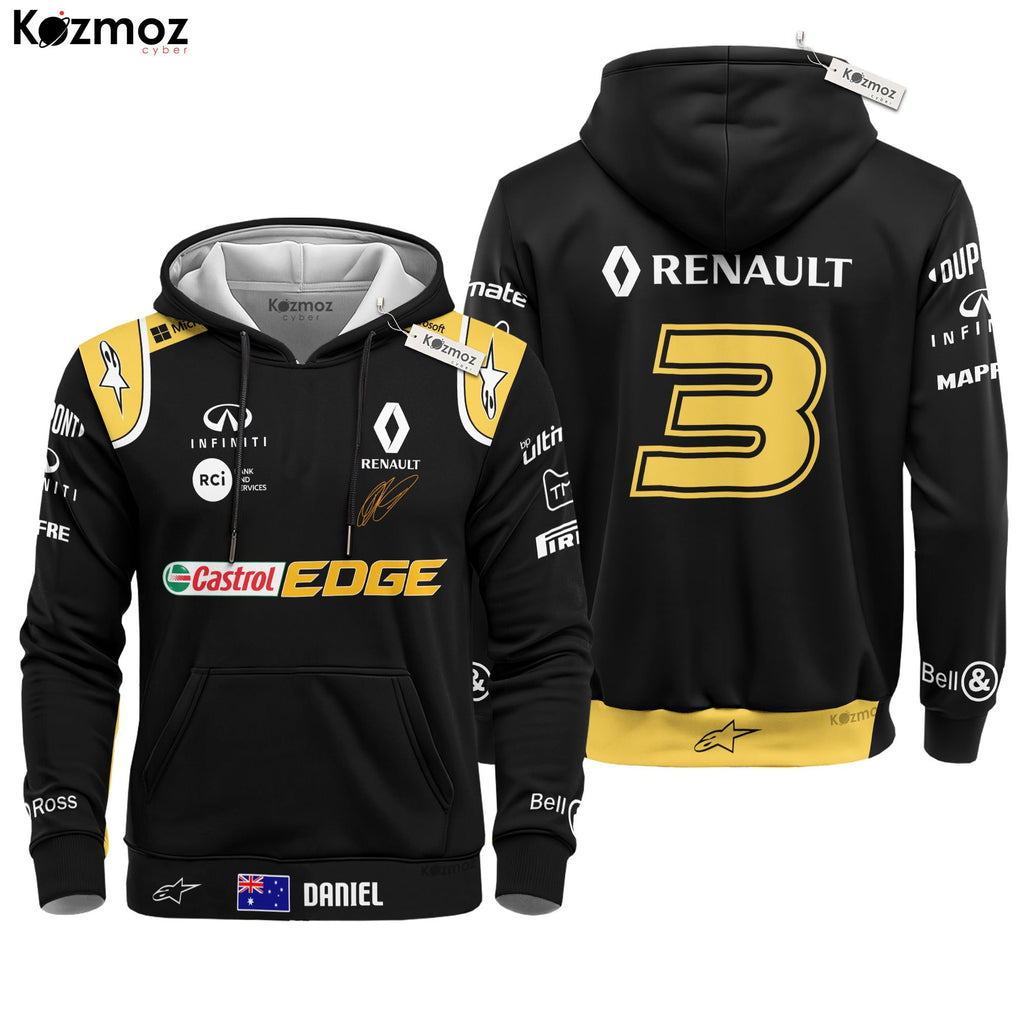 Daniel Ricciardo Racing Costume 2019 Collection - Renault  Racing Team -