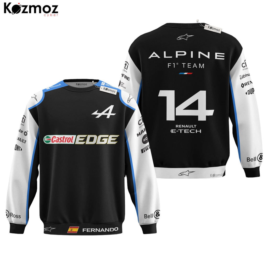 Fernando Alonso Racing Costume 2021 Collection - Alpine Racing Team -