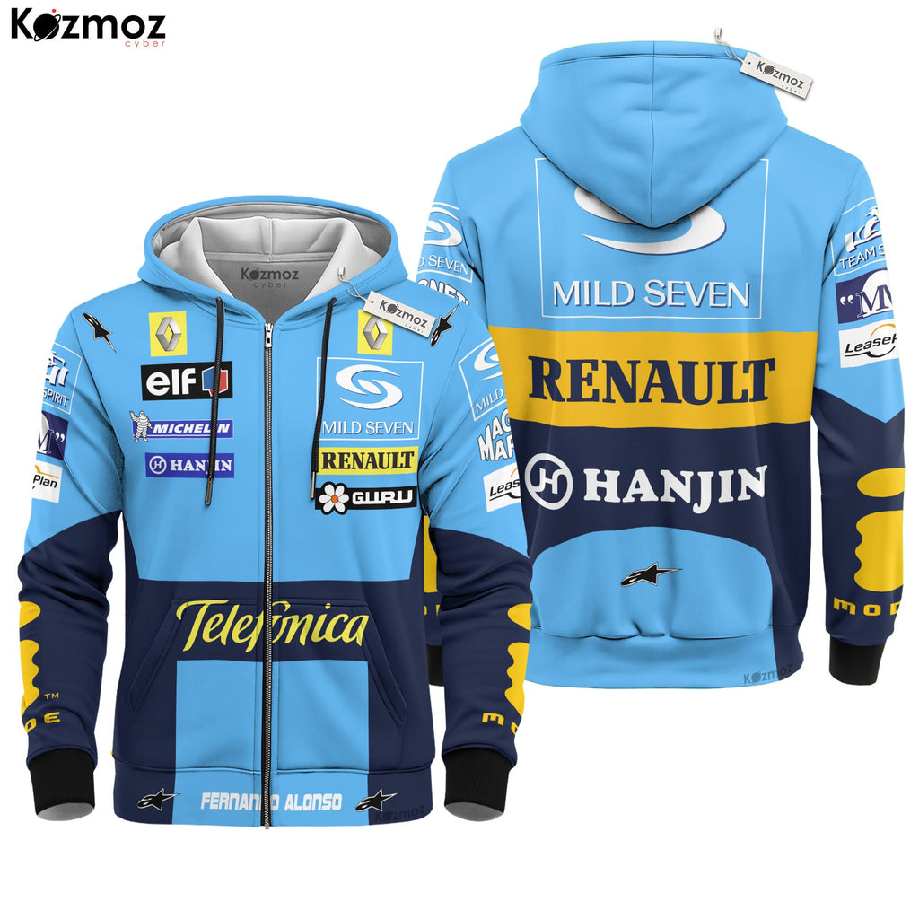 Fernando Alonso Racing Costume 2004 Collection - Renault Racing Team -